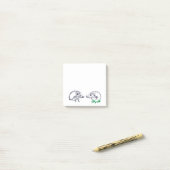 可愛いヘッジホグスケッチポストイットノート ポストイット (デスク上)