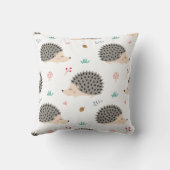 可愛いヘッジホッグ印刷 クッション (裏面)