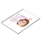 可愛いヘッジホッグ本当にヘッジホッグが好きなの? ノートブック (左側)