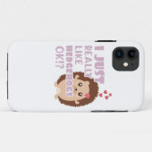 可愛いヘッジホッグ本当にヘッジホッグが好きなの? Case-Mate iPhoneケース (裏面(横))