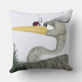 可愛いヘロンとレディバグ クッション (裏面)