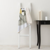 可愛いヘロンとレディバグ シェルパブランケット (インサイチュ)