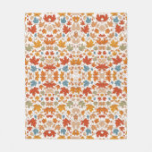 可愛いベクタートラックの薄いアウトラインの芸術 フリースブランケット (正面)