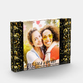 可愛いベスティーズの友達と写真10代の女の子の友情 フォトブロック (左)