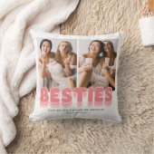 可愛いベスティー最高のスフレンド写真 クッション (ブランケット)