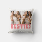 可愛いベスティー最高のスフレンド写真 クッション (正面)