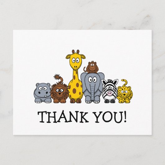 可愛いベビーありがとうはがき ポストカード (正面)