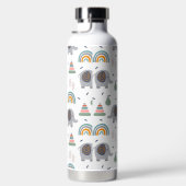 可愛いベビーおもちゃ柄 ウォーターボトル (右面)