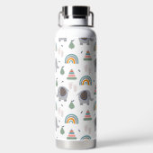 可愛いベビーおもちゃ柄 ウォーターボトル (背面)