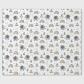 可愛いベビーおもちゃ柄 ラッピングペーパー (フラット)