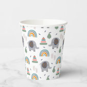 可愛いベビーおもちゃ柄 紙コップ (左)