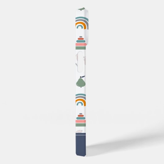 可愛いベビーおもちゃ柄 Case-Mate iPhoneケース (裏面 / 右)