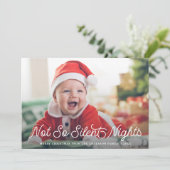 可愛いベビーそう夜静か撮影クリスマス シーズンカード