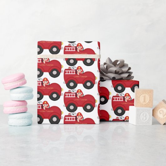 可愛いベビーのパーティータイルのラップ ラッピングペーパー (ベビーシャワー)