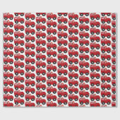 可愛いベビーのパーティータイルのラップ ラッピングペーパー (フラット)