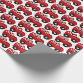 可愛いベビーのパーティータイルのラップ ラッピングペーパー (角)