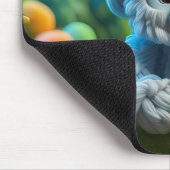 可愛いベビーイェティ糸で作った マウスパッド (コーナー)