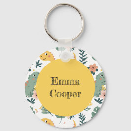 可愛いベビーカスタム恐竜キッズ キーホルダー