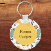 可愛いベビーカスタム恐竜キッズ キーホルダー (正面)