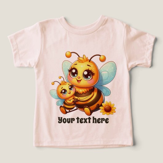 可愛いベビーガールBee追加文字 (デザイン正面)