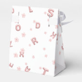 可愛いベビーキッズABCアルファベットフラワーキッズB2S フェイバーボックス (裏面サイド)