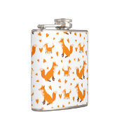 可愛いベビーキツネハッピーマザーズ・デイ・ワイルド動物 フラスク (右)