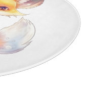 可愛いベビーキツネ切断板 カッティングボード (角)