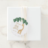 可愛いベビーキリン葉とジャングル フェイバータグ (インサイチュ)