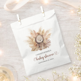 可愛いベビークマ茶色のスウェットシャツトロピカルパーム フェイバーバッグ