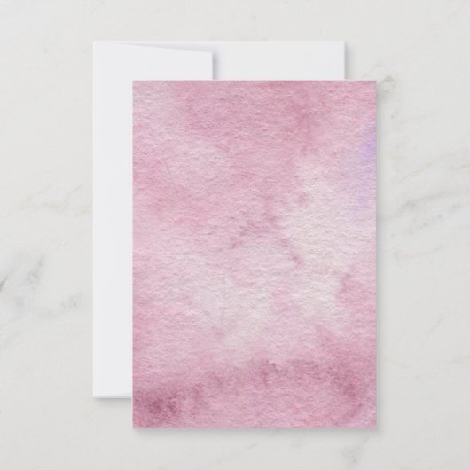 可愛いベビークマ赤ちゃんシャワーパーティの招待状 招待状 (裏面)