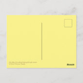 可愛いベビーグラウンドホッグMarmotte Marmotカナダ ポストカード (裏面)