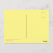 可愛いベビーグラウンドホッグMarmotte Marmotカナダ ポストカード (裏面)