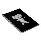 可愛いベビーコアラ立ち上がりスマイル ノートブック (右側)