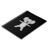 可愛いベビーコアラ立ち上がりスマイル ノートブック (左側)