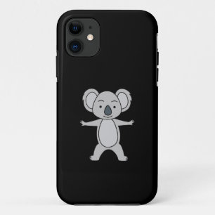 可愛いベビーコアラ立ち上がりスマイル iPhone 11 ケース