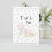 可愛いベビーシンプルサンキューカード サンキューカード (スタンド正面)