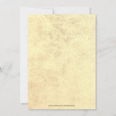 可愛いベビーチックグリーンツインズベビーシャワー 招待状 (裏面)