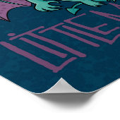 可愛いベビーチュルフリトルモンスター ポスター (角)