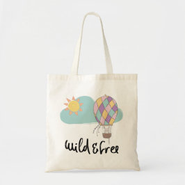 可愛いベビートートマウスin balloonワイルドとフリー トートバッグ