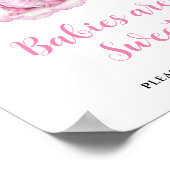 可愛いベビードラゴンベビーは甘い ポスター (角)