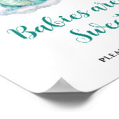 可愛いベビードラゴンベビーは甘い ポスター (角)