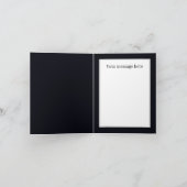 可愛いベビーパンダベア追加文字任意の目的 カード (内部)