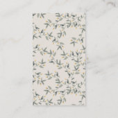 可愛いベビーヒッポ葉おむつラッフルベビーシャワー エンクロージャーカード (裏面)