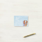 可愛いベビーピエロ ポストイット (デスク上)