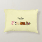 可愛いベビーファームアニマル アクセントクッション (裏面)
