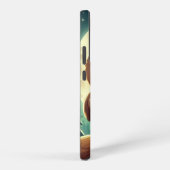 可愛いベビーフクロウ夜の月 SAMSUNG GALAXYケース (右側面)