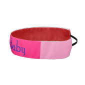 可愛いベビーブルーピンク アスレチックヘッドバンド (右)