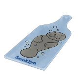 可愛いベビーマナーバブルイラストレーション カッティングボード (角)