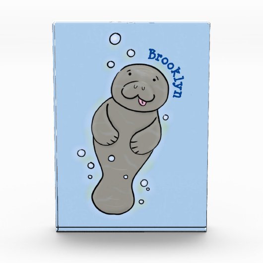 可愛いベビーマナーバブルイラストレーション フォトブロック (正面)