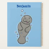 可愛いベビーマナーバブルイラストレーション プランナー手帳 (裏面)